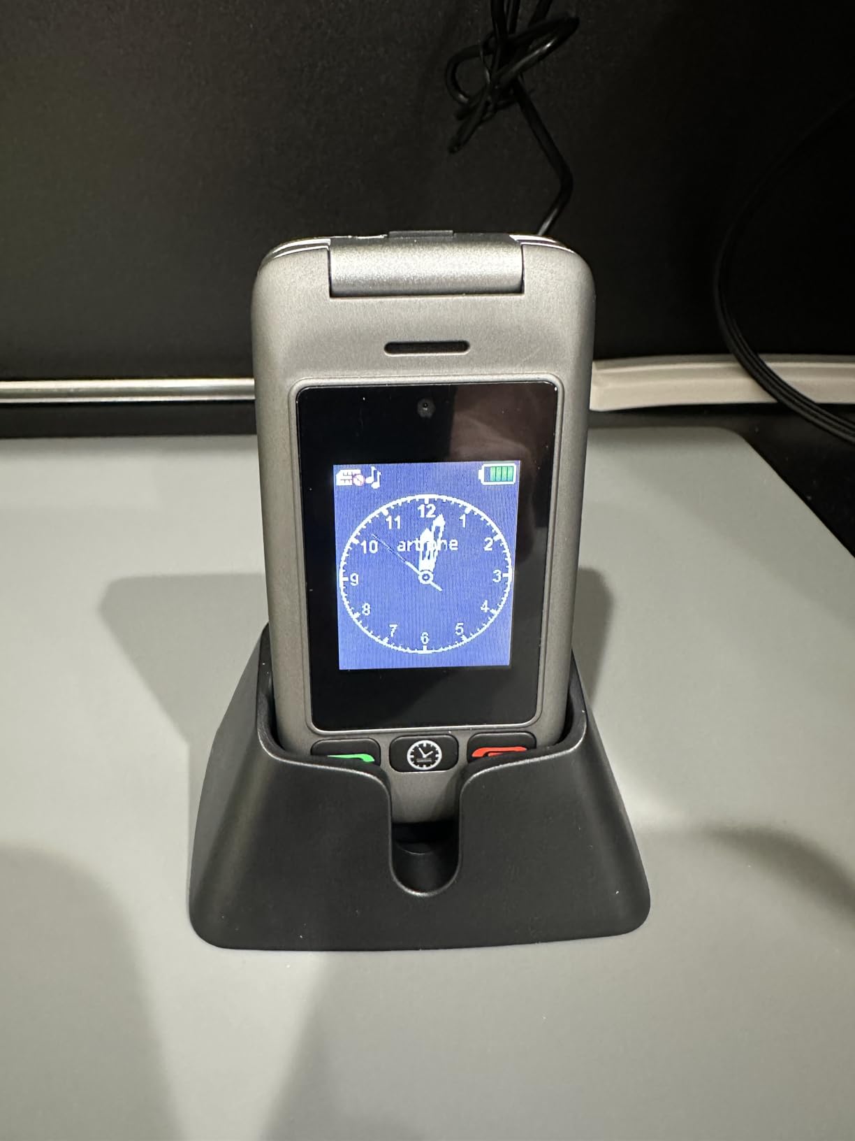 G6 Pro Grey - 4G LTE Flip Phone Unlcoked丨Cell Phone for Seniors丨2.4