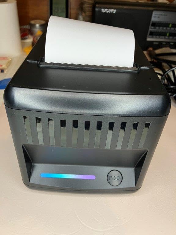POS Receipt Printer, 80mm Thermal Printer with Auto Cutter, Large-Capacity Paper Bin, Wall-Mountable, High-Speed Printing, Compatible with Square, Shopify, Cash Drawer, Fits Catering/Retail/Logistics Customer Review POS Receipt Printer, 80mm Thermal Printer with Auto Cutter, Large-Capacity Paper Bin, Wall-Mountable, High-Speed Printing, Compatible with Square, Shopify, Cash Drawer, Fits Catering/Retail/Logistics - Customer Photo 1