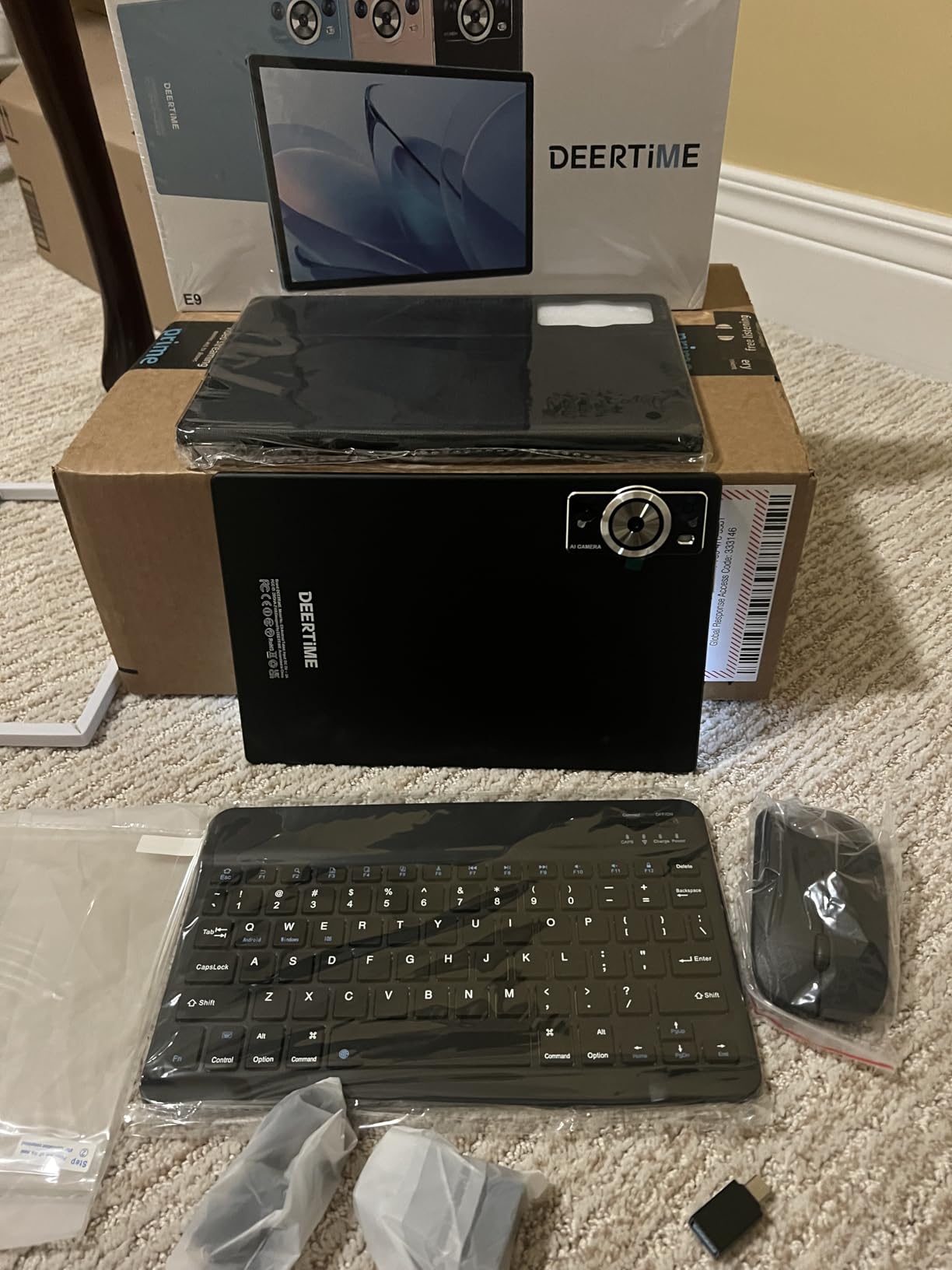 Android 15 Tablet 30GB RAM 128GB ROM 1TB TF, 2025 Electronics Tablets 10.1 Inch 8000mAh with Keyboard Mouse, 2.0GHz, 5G WiFi, BT 5.0, GMS Certified, Incell Display, Gemini AI - Rose Gold/Pink - Customer Photo 2