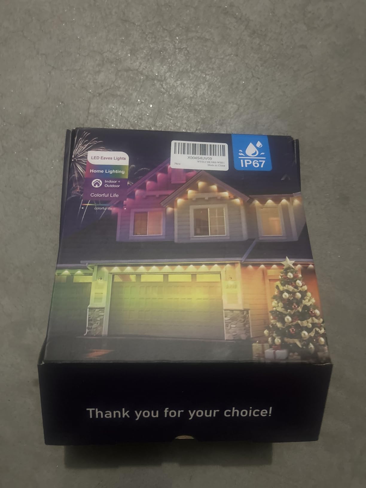 Permanent Outdoor Lights for House, 100ft Smart RGB LED Eave Lights Outdoor Decor with App/Remote Control, IP67 Waterproof Lighting with Multi Scene Modes for Halloween, Daily, Party, Holiday - Customer Photo 2