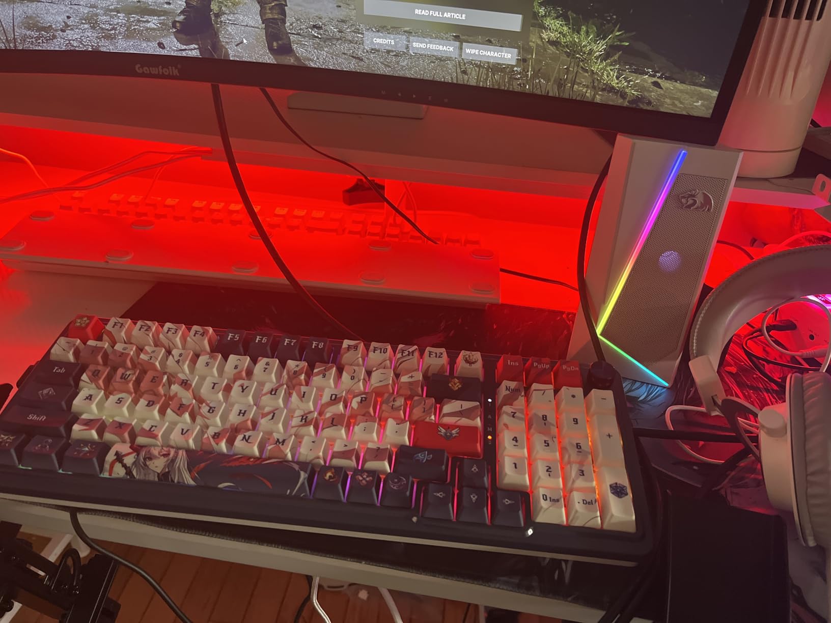 Redragon K686 HE Rapid Trigger Gaming Keyboard, 8K Wired Mechanical Keyboard w/Next-Gen UltraMag 100% POM Silky Magnetic Switch, Dual-Module Floating Patent Structure Design, 2-Layer Noise Dampening Customer Review Redragon K686 HE Rapid Trigger Gaming Keyboard, 8K Wired Mechanical Keyboard w/Next-Gen UltraMag 100% POM Silky Magnetic Switch, Dual-Module Floating Patent Structure Design, 2-Layer Noise Dampening - Customer Photo 3