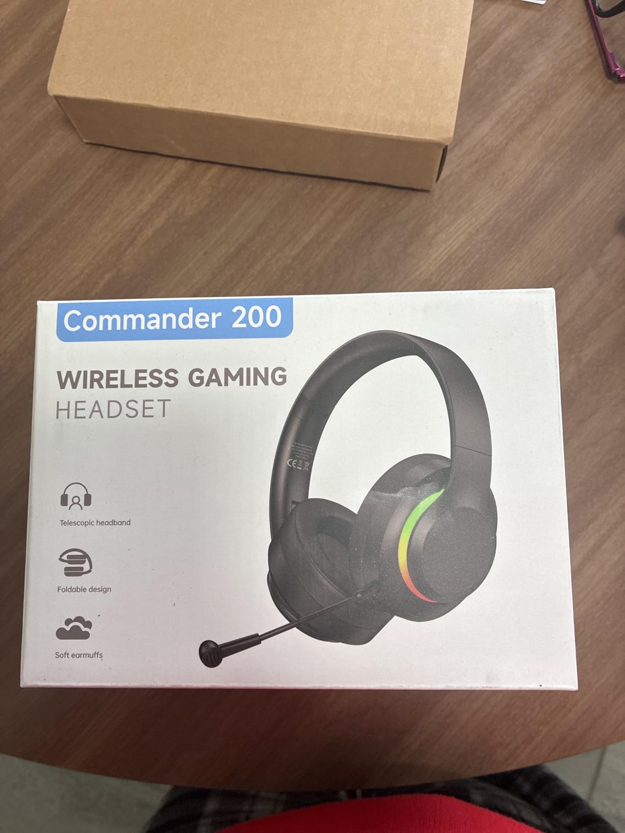 Foldable 2.4GHz Wireless Gaming Headset for PS5, PS4, Switch, PC – Bluetooth 5.4 Gaming Headphones with RGB Lights, PS5 Headset with Noise Canceling Mic, 20ms Low Latency, 45H Battery, Type-C - Customer Photo 4
