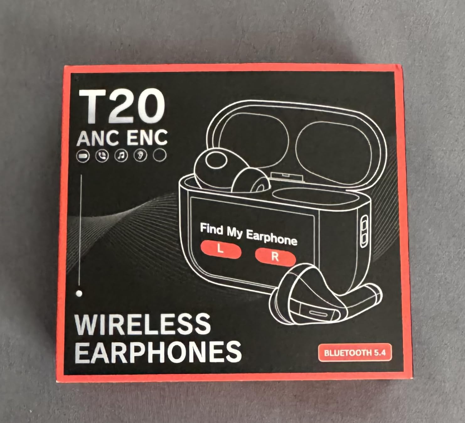 Wireless Earbuds, ENC Noise Cancelling Ear Buds with Smart Touchscreen Case, 48H Playtime for Sports & Working, Bass Stereo Sound, Bluetooth 5.4 Headphones for iPhone 17/16/15/14/13/Android - Customer Photo 1