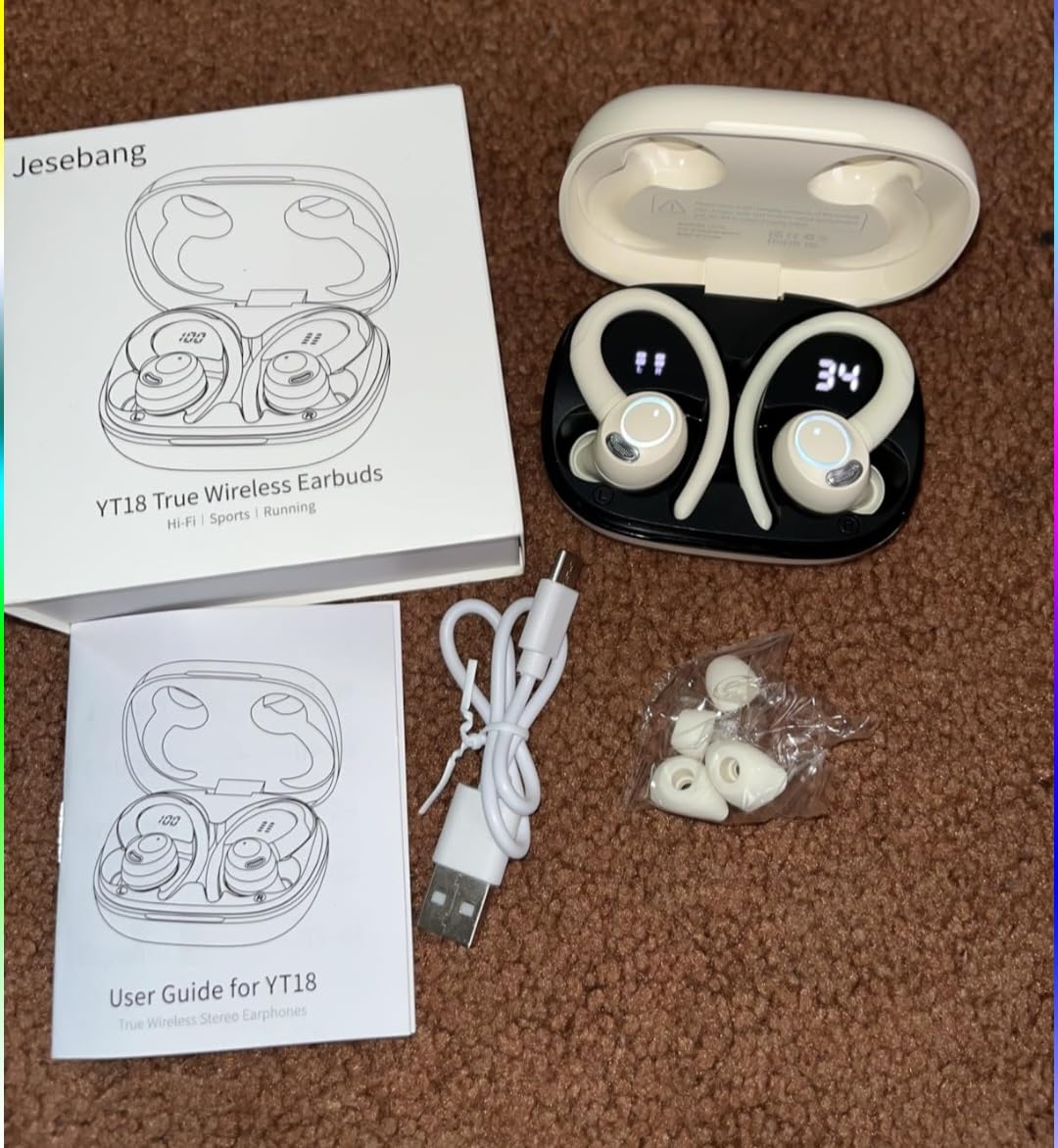 AI Translation Earbuds Real Time, 164 Language Translator Earbuds, 3-in-1 Bluetooth 5.4 Translation Headphones with 5 Translation Modes, 48H AI Ear Buds Translator Device for Business/Learning/Travel - Customer Photo 1