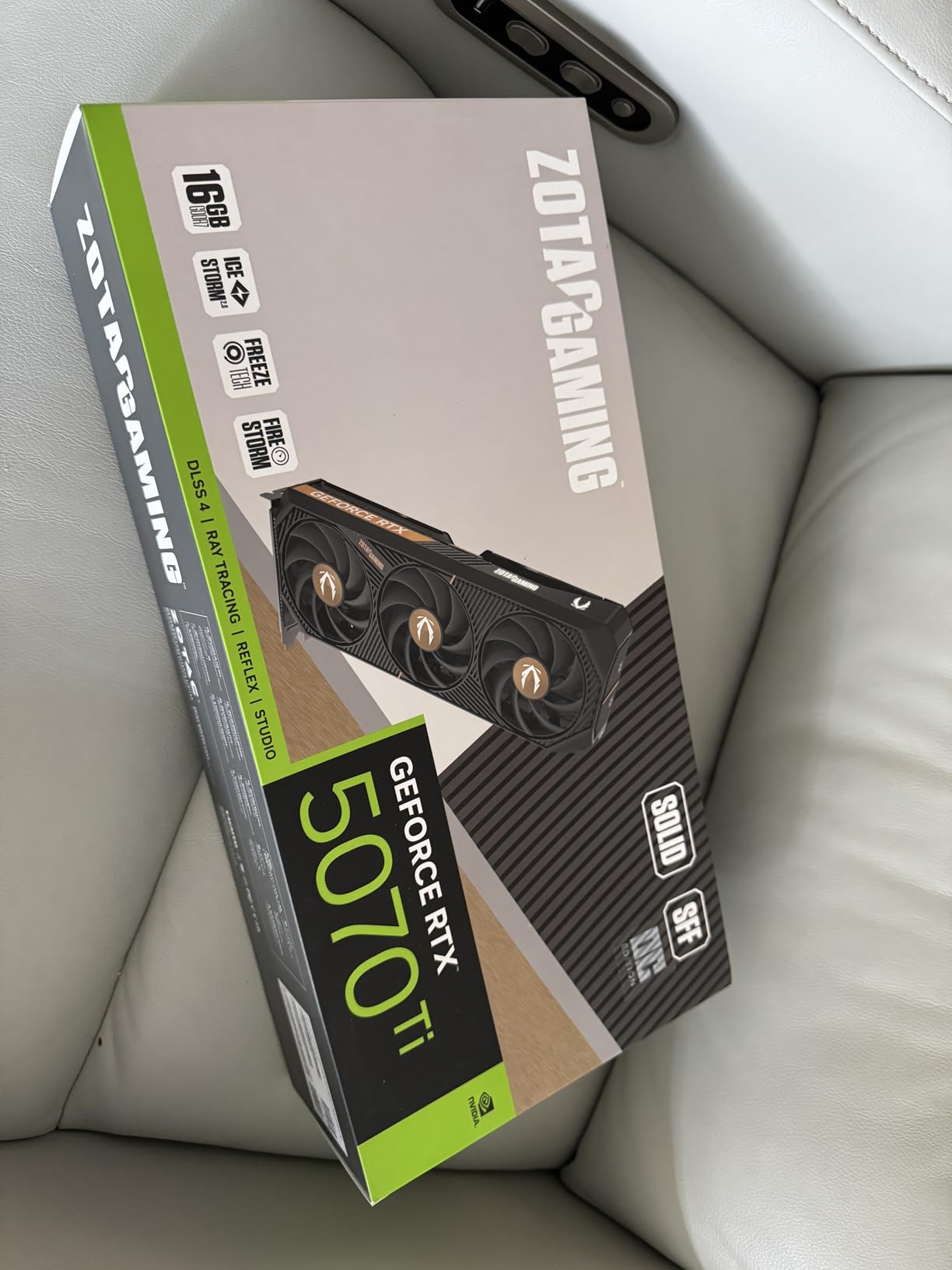 ZOTAC MEK AI-Enhanced Gaming PC Desktop Computer - NVIDIA GeForce RTX 5070 TI, AMD Ryzen 5 7600X up to 5.3GHz, 32GB DDR5 RGB, 2TB NVME M.2 SSD, 850W 80+ Gold PSU, WiFi+BT, Windows 11 - Customer Photo 2