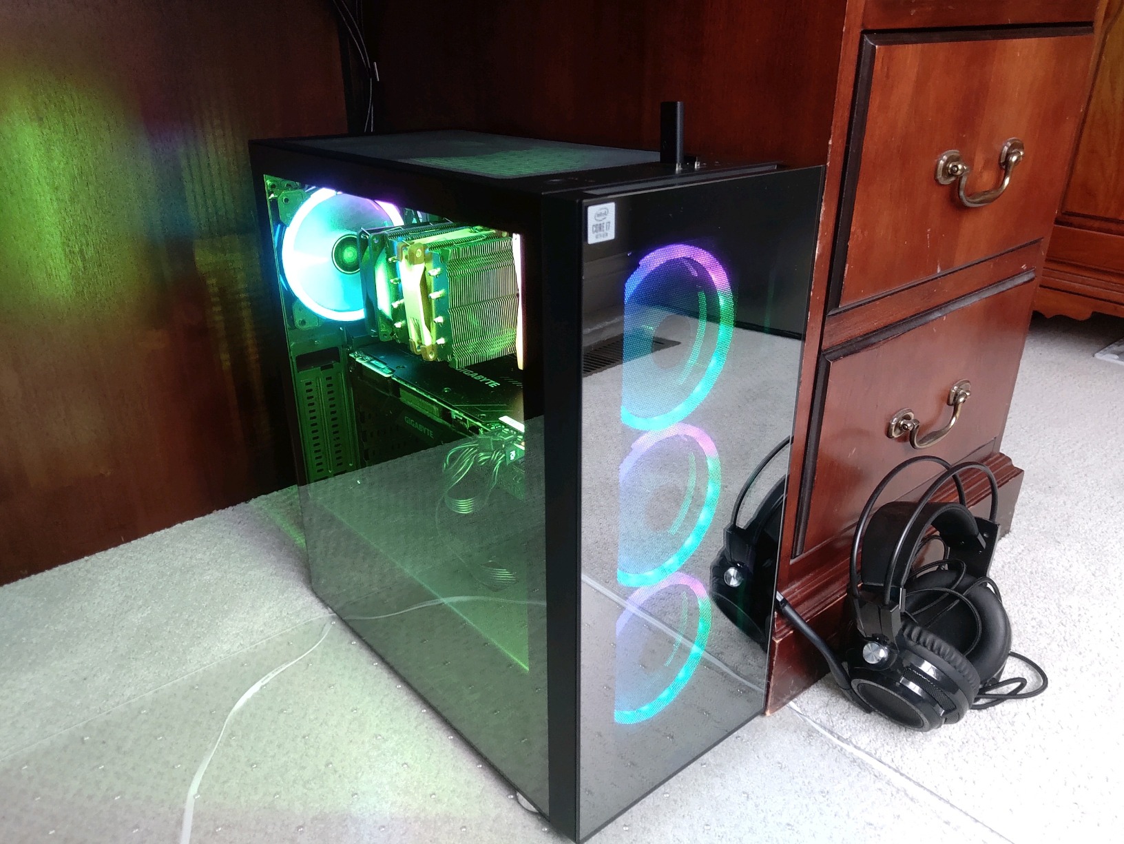iBUYPOWER Y40 PRO Gaming PC Desktop AMD Ryzen 7 7800X3D CPU, NVIDIA GeForce RTX 5060Ti 8GB GPU, 32GB DDR5 RGB 5200MHz RAM, 1TB NVMe SSD, Windows 11 Home, Computer w/Keyboard Mouse - Y40BA7N56T01 Customer Review iBUYPOWER Y40 PRO Gaming PC Desktop AMD Ryzen 7 7800X3D CPU, NVIDIA GeForce RTX 5060Ti 8GB GPU, 32GB DDR5 RGB 5200MHz RAM, 1TB NVMe SSD, Windows 11 Home, Computer w/Keyboard Mouse - Y40BA7N56T01 - Customer Photo 2