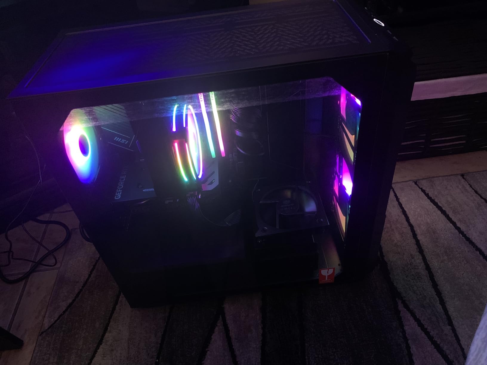 Cooler Master TD5 Pro – Intel Ultra 7 265KF 3.9GHz (5.5 GHz Turbo) | RTX 5080 16GB | Gigabyte Z890 WiFi Motherboard | 32GB DDR5 6000MHz | 2TB Gen4 M.2 | WiFi | Windows 11 | 360 AIO | Gold 850W PC - Customer Photo 4