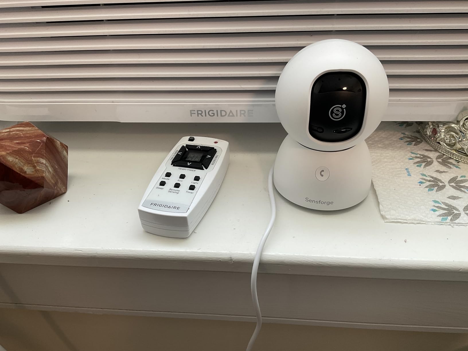 Sensforge 2.5K Indoor Pan-Tilt Dome Security Camera (2-Pack), AI Human & Pet Detection, 360° Coverage, Two-Way Audio, Dual-Band Wi-Fi (2.4G/5G), 64GB SD Card Included, No Monthly Fees Customer Review Sensforge 2.5K Indoor Pan-Tilt Dome Security Camera (2-Pack), AI Human & Pet Detection, 360° Coverage, Two-Way Audio, Dual-Band Wi-Fi (2.4G/5G), 64GB SD Card Included, No Monthly Fees - Customer Photo 1
