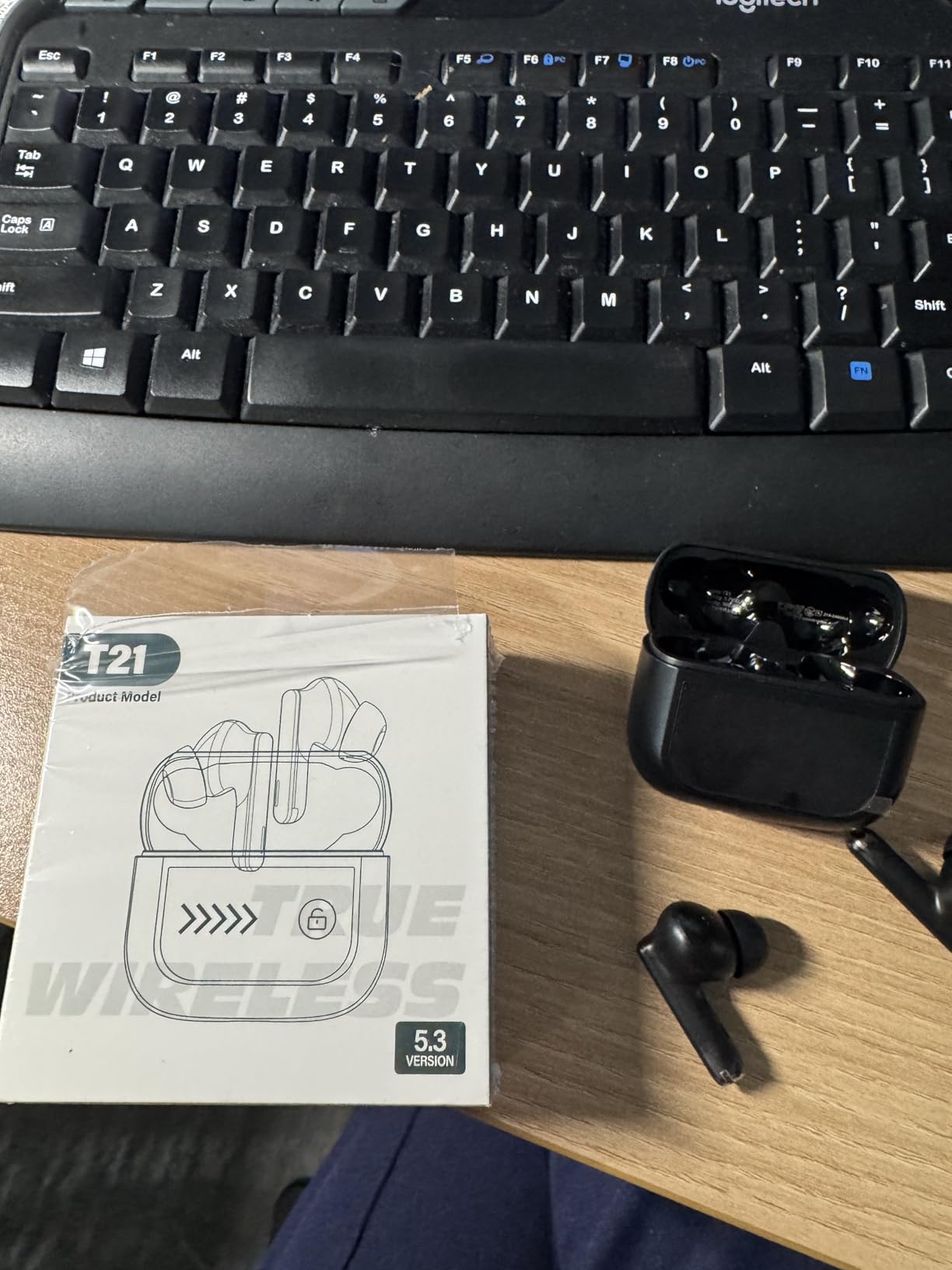 ZIUTY Wireless Earbuds Bluetooth Headphones, ANC/ENC Noise Cancelling, Ear Buds with Multifuntional Touch Screen, 40H Stereo Sound for Sports, IPX7 Clear Calls, 5 EQ for iOS Android (Jet Black) Customer Review ZIUTY Wireless Earbuds Bluetooth Headphones, ANC/ENC Noise Cancelling, Ear Buds with Multifuntional Touch Screen, 40H Stereo Sound for Sports, IPX7 Clear Calls, 5 EQ for iOS Android (Jet Black) - Customer Photo 1
