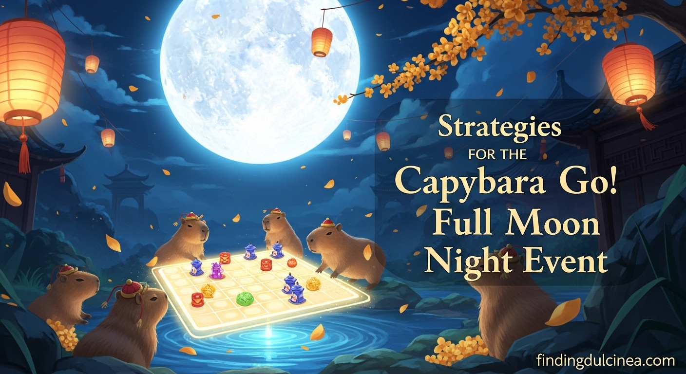 Capybara Go! Full Moon Night Event