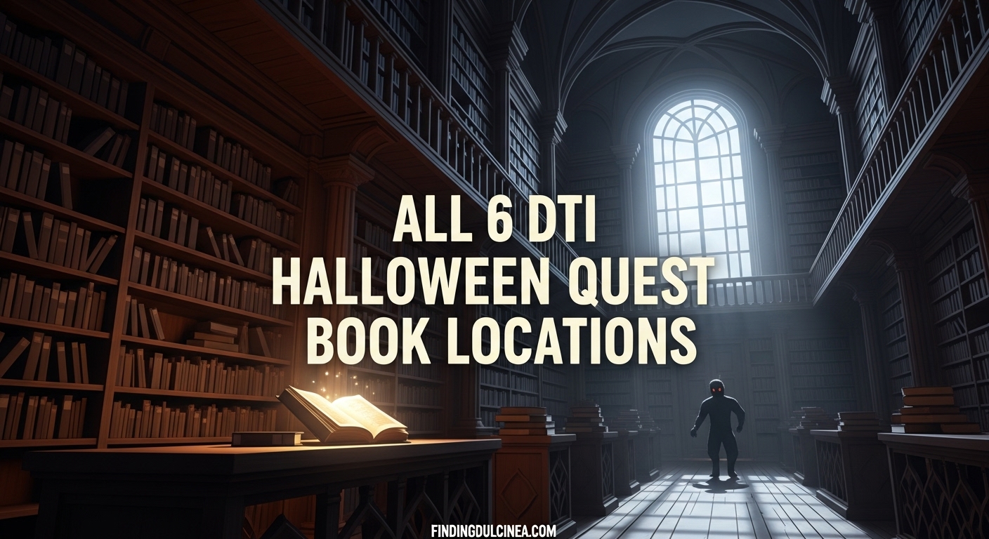 DTI Halloween Quest Book Locations