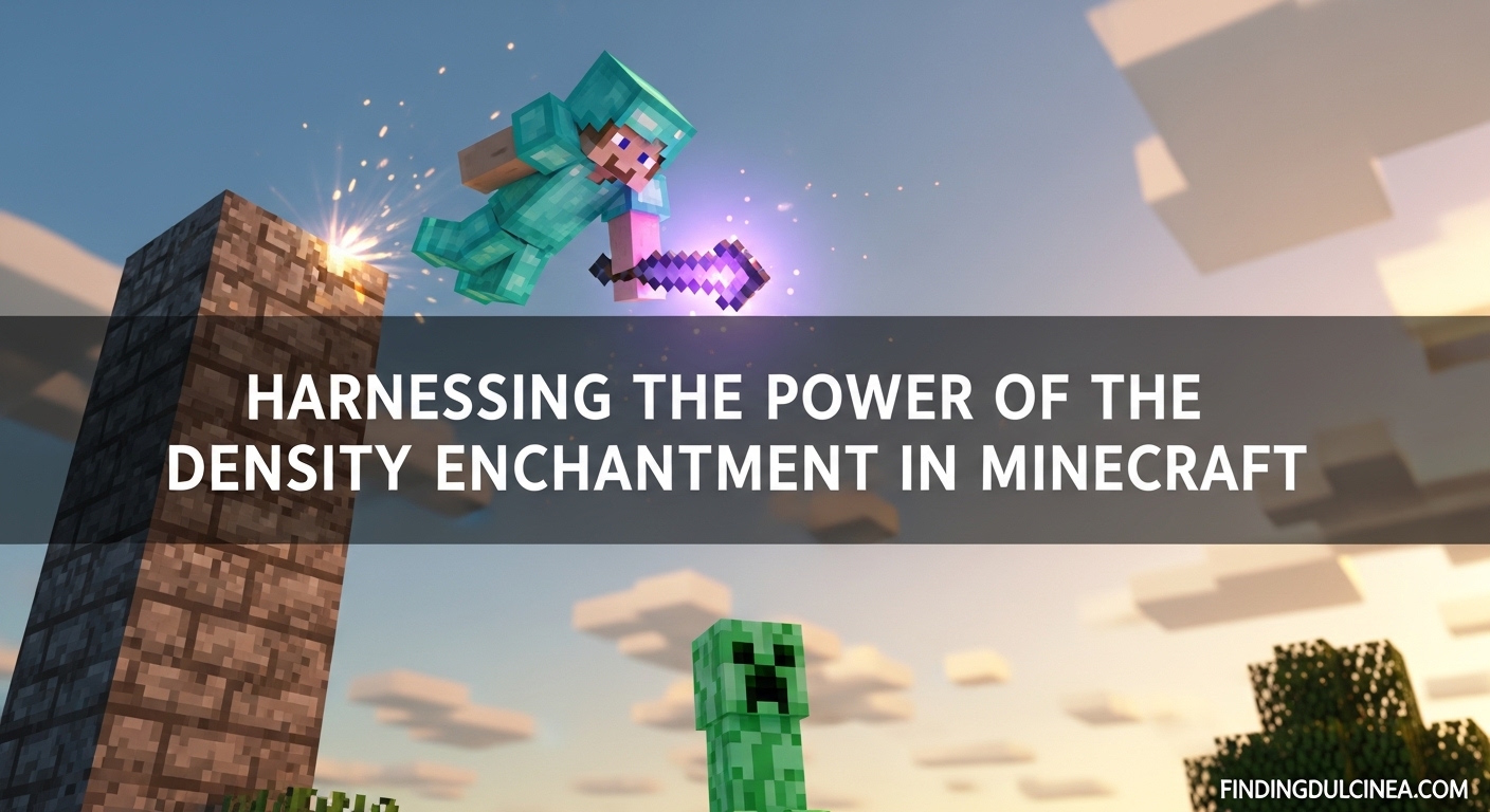 Density Enchantment Works in Minecraft