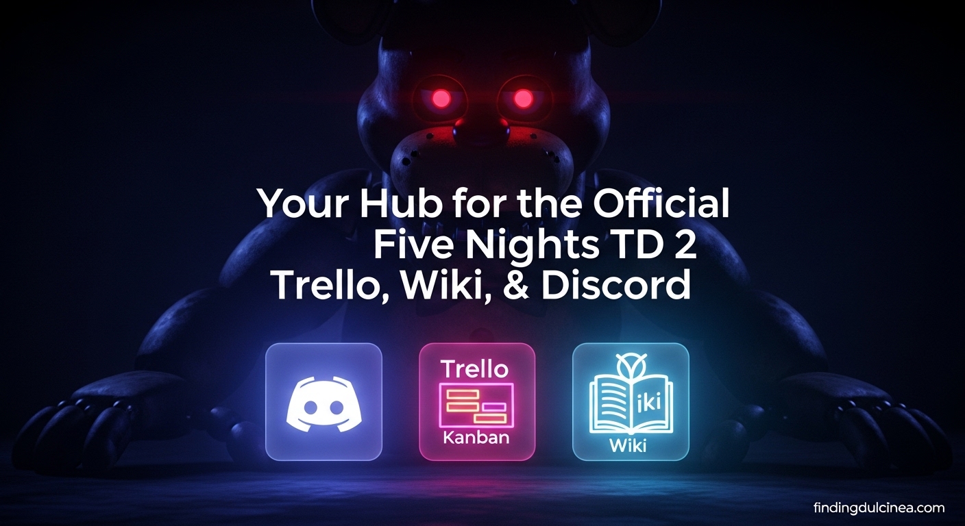 Five Nights TD 2 Trello, Wiki, Discord Links