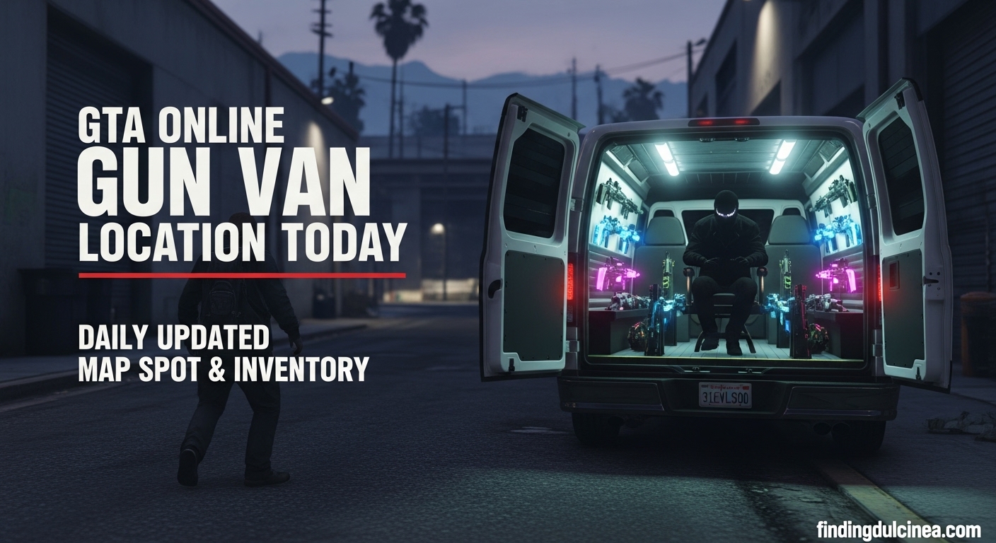 GTA Online Gun Van location today