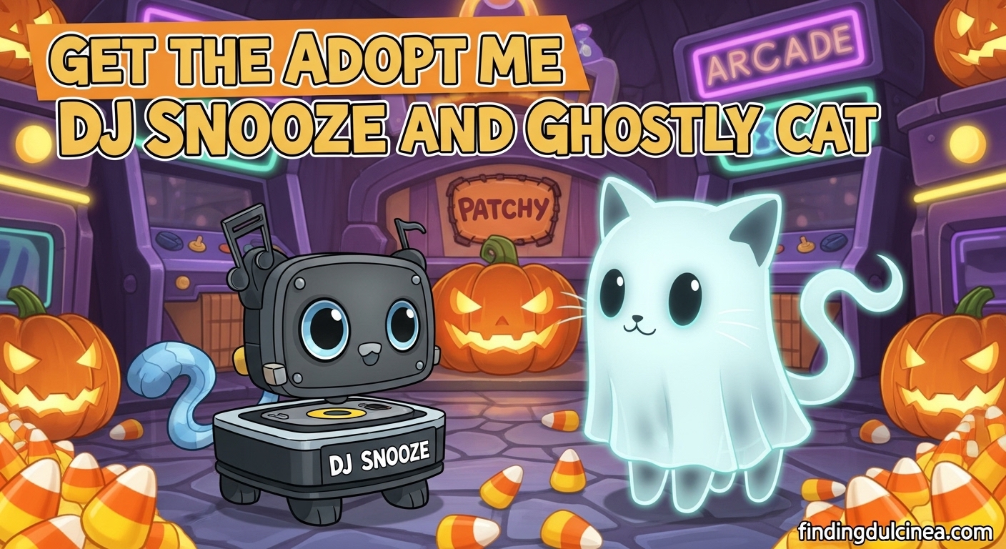 Get Adopt Me DJ Snooze and Ghostly Cat