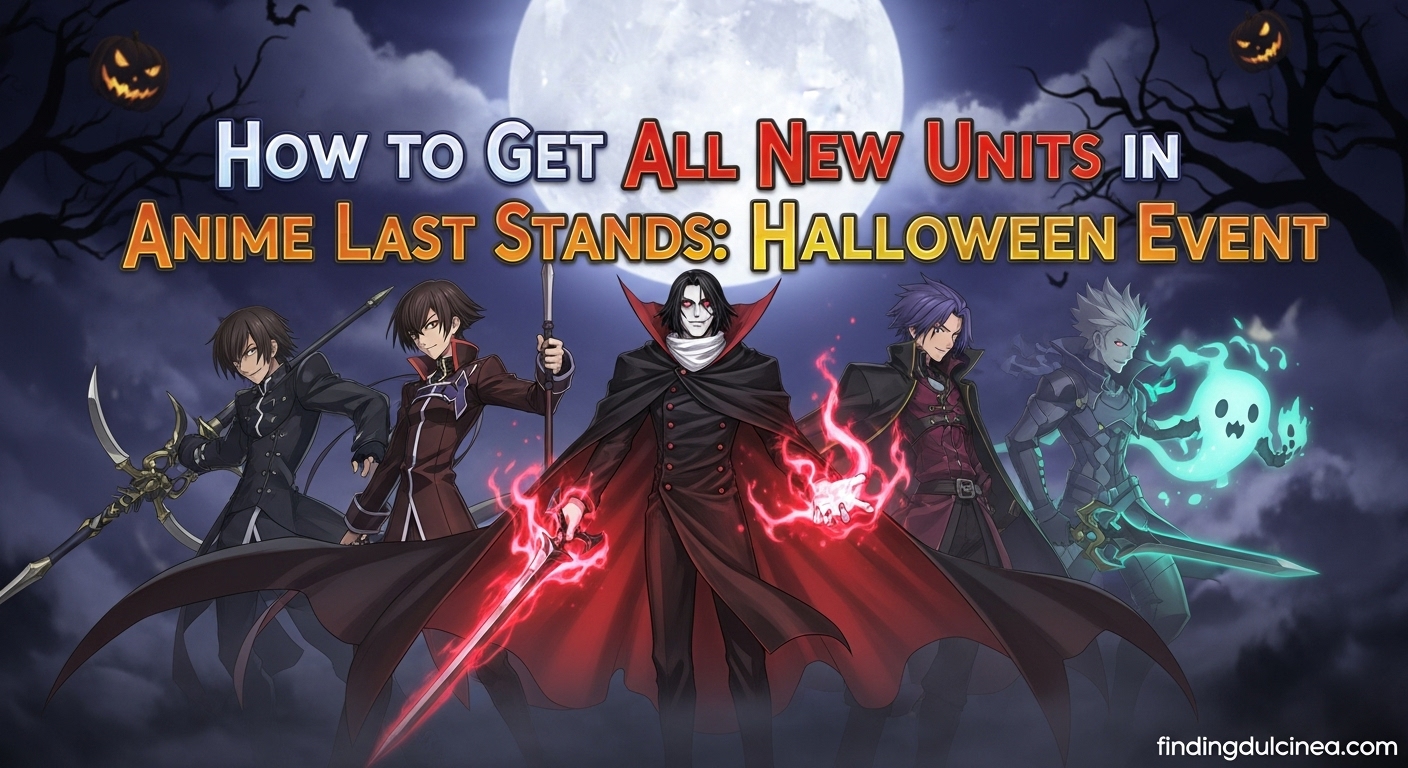 Get Anime Last Stands All New Units