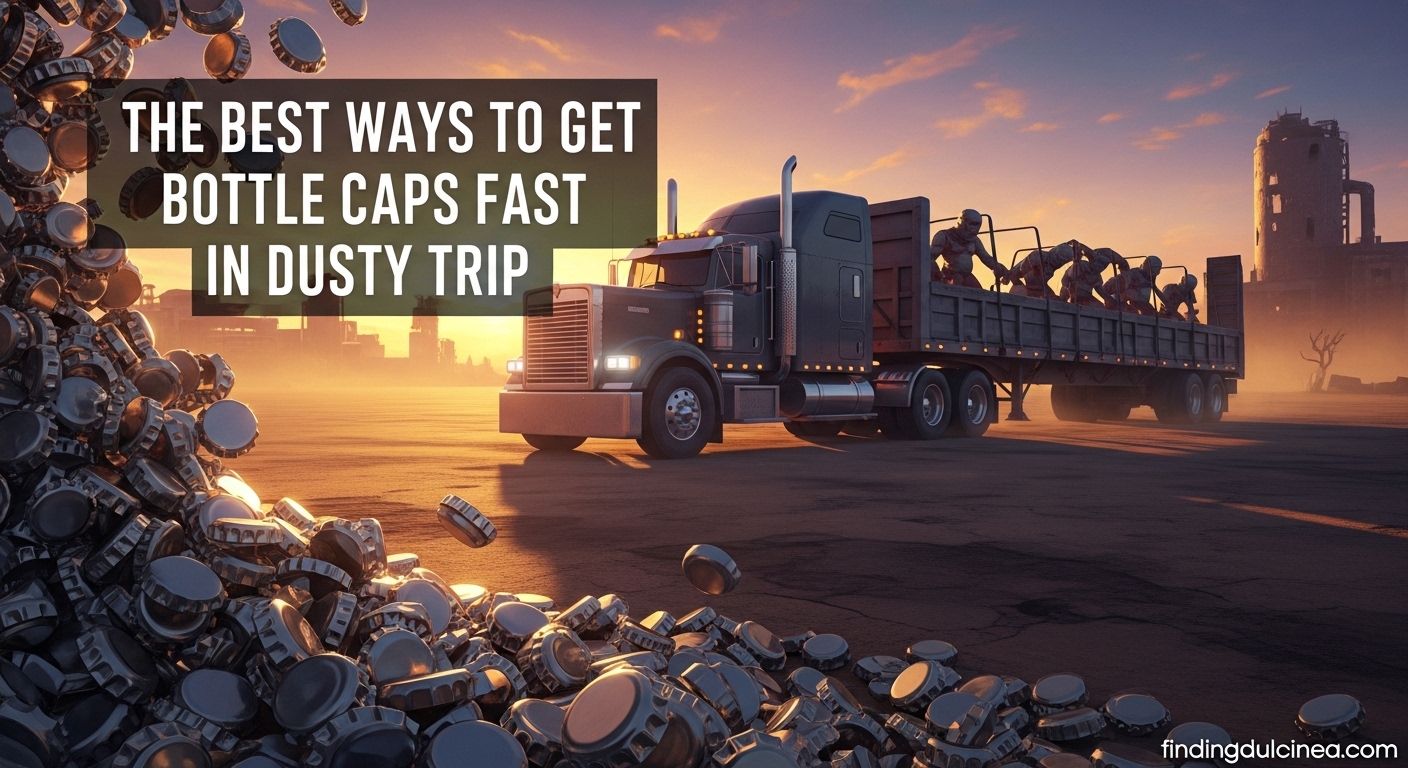 Get Bottle Caps Fast in Dusty Trip 