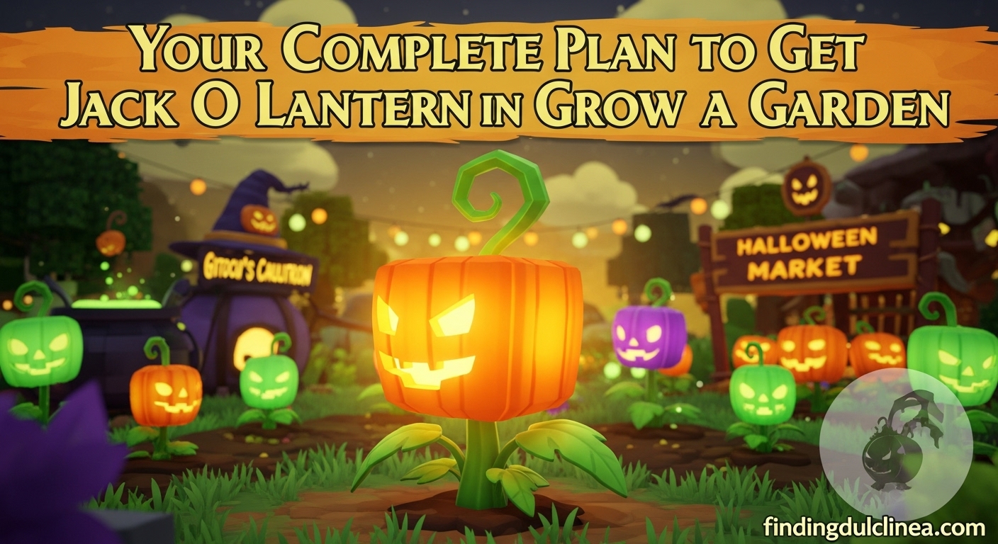 Get Jack O Lantern in Grow a Garden