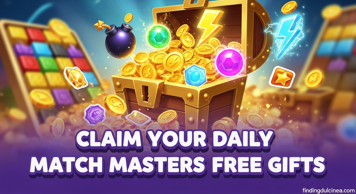 Get Today's Match Masters Free Gifts