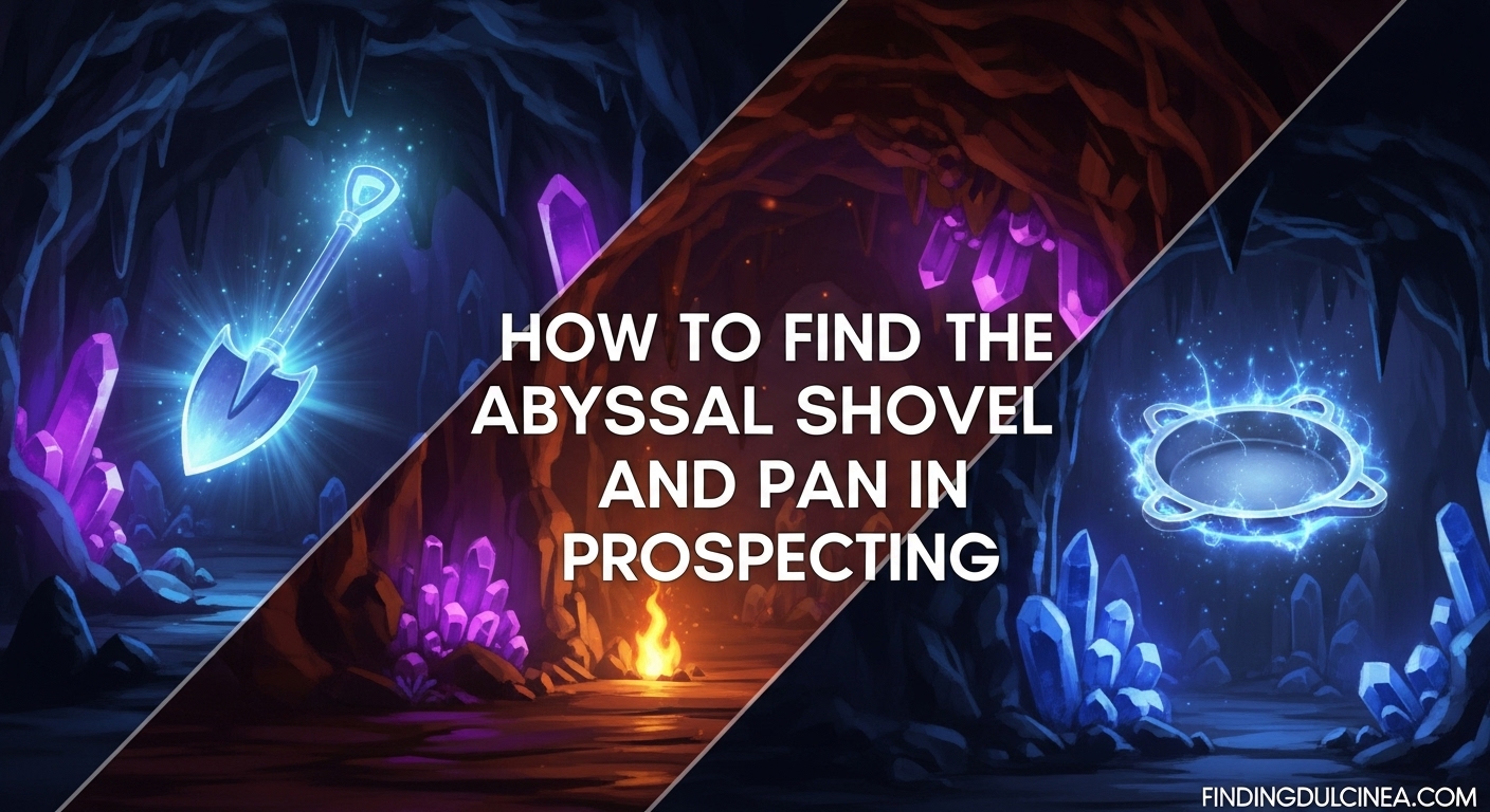 Get the Abyssal Shovel and Pan