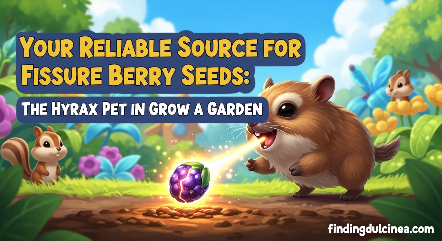Get the Hyrax Pet in Grow a Garden