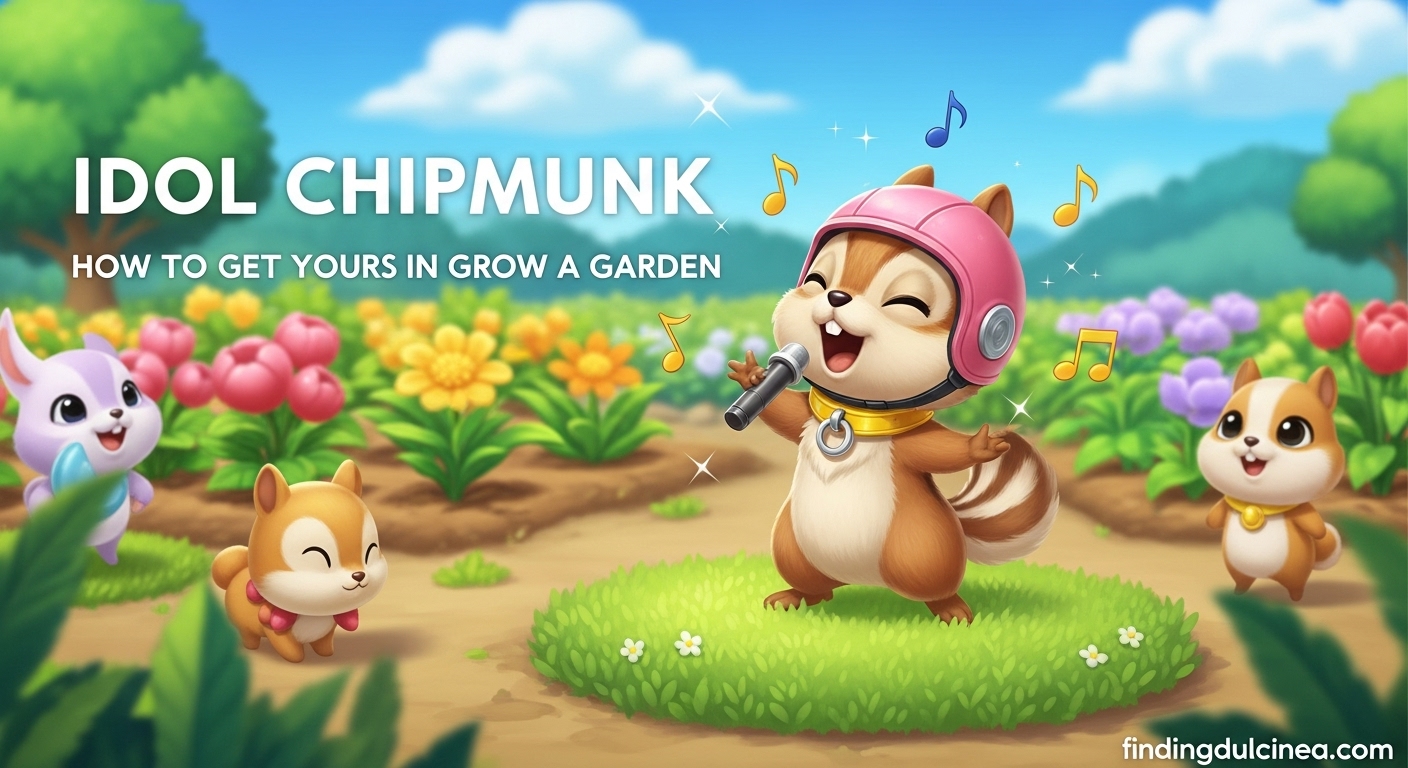 Get the Idol Chipmunk in Grow a Garden