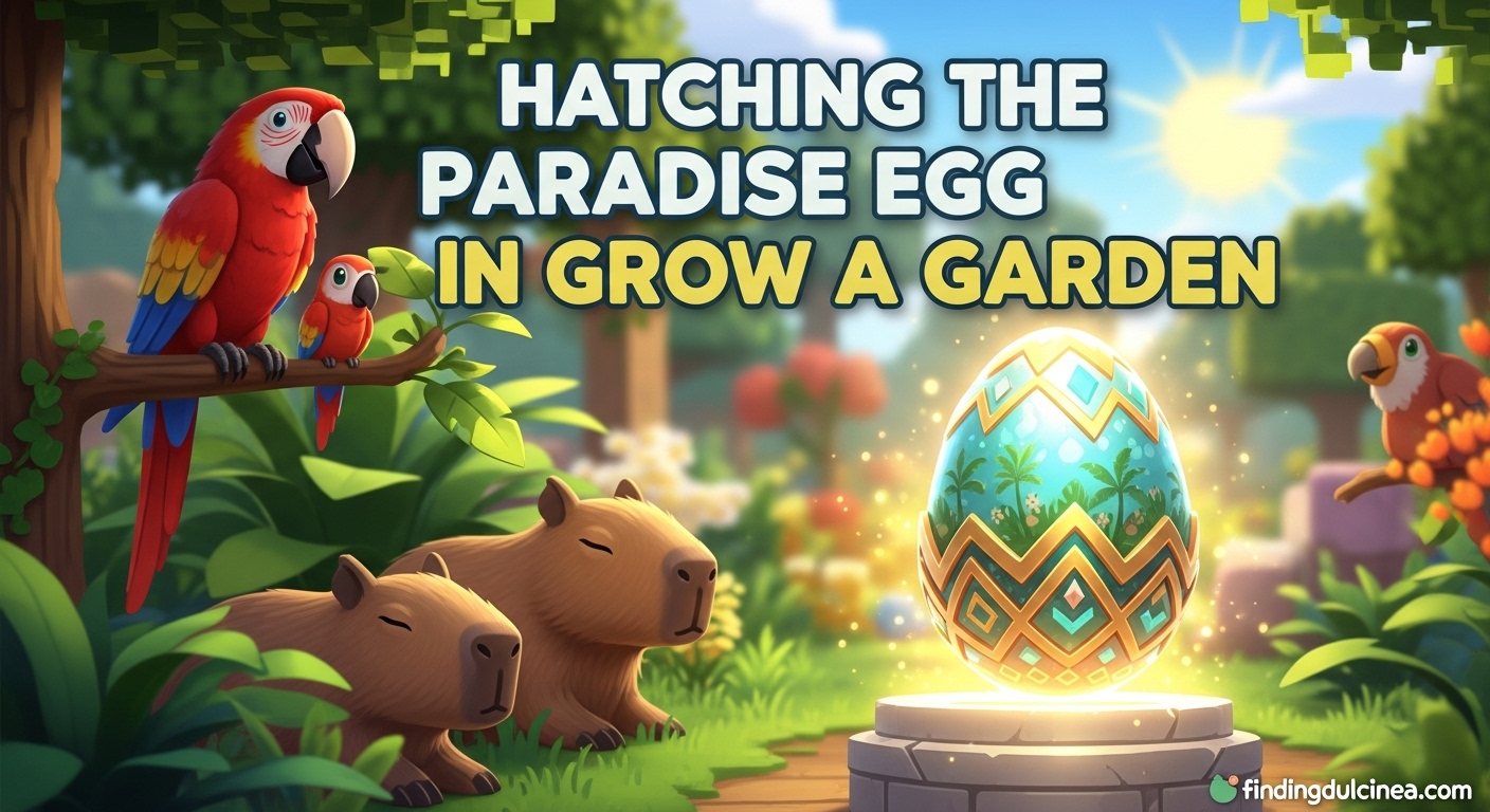 Get the Paradise Egg in Grow a Garden