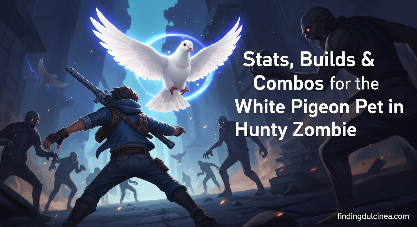 Get the White Pigeon Pet Hunty Zombie