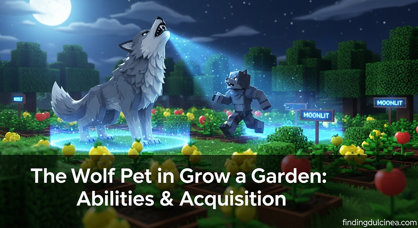 Get the Wolf Pet in Grow a Garden