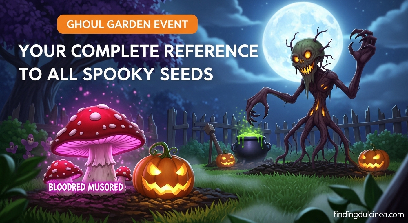 Ghoul Garden Event Shop List