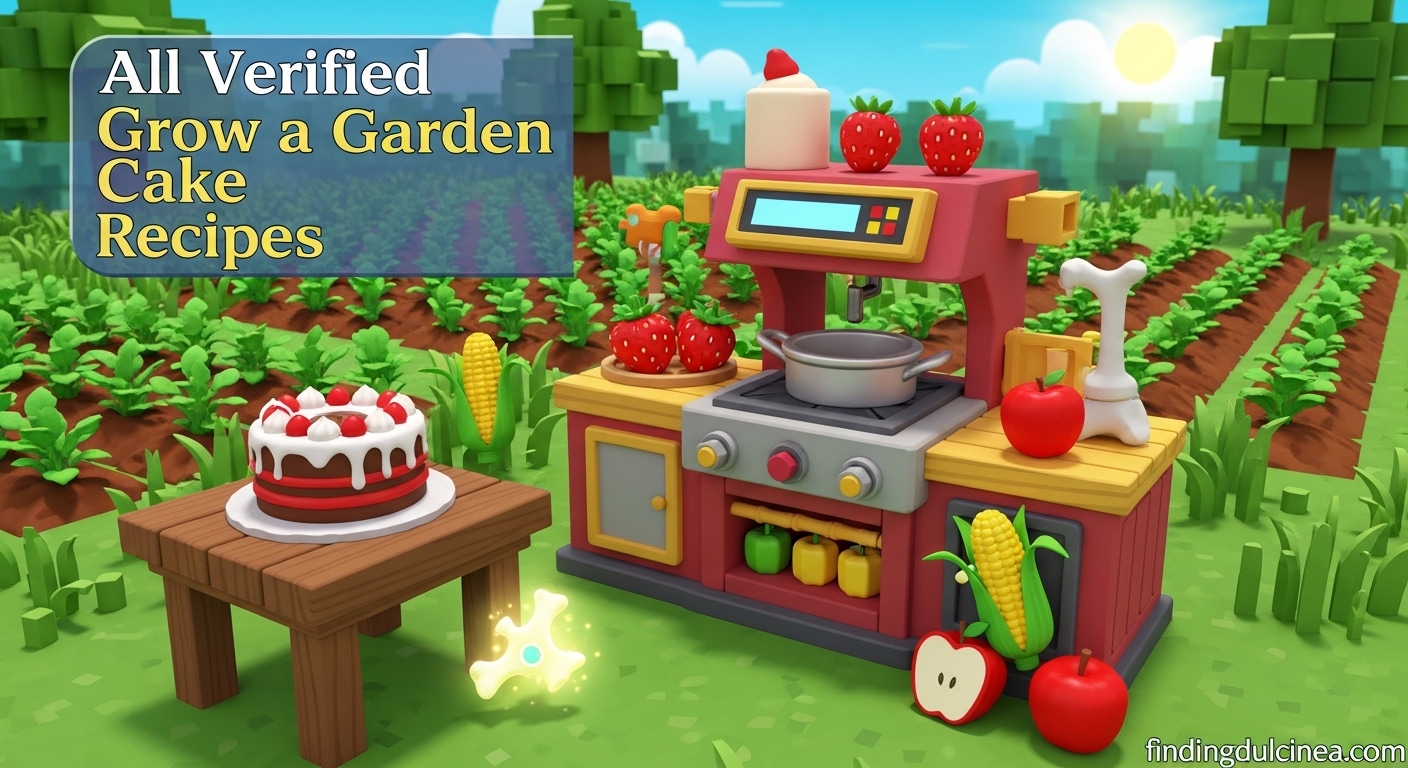 Grow a Garden Cake Recipes List