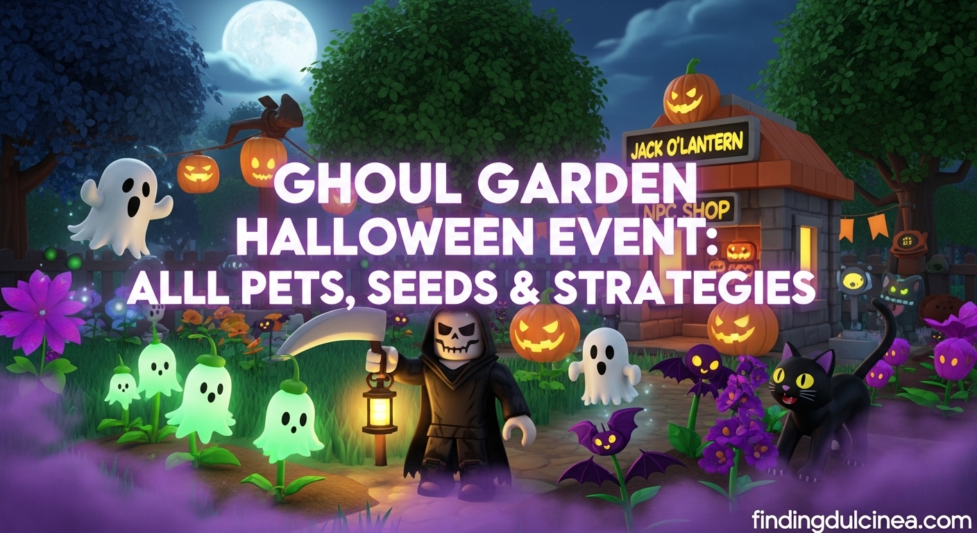 Grow a Garden Ghoul Garden Halloween Event