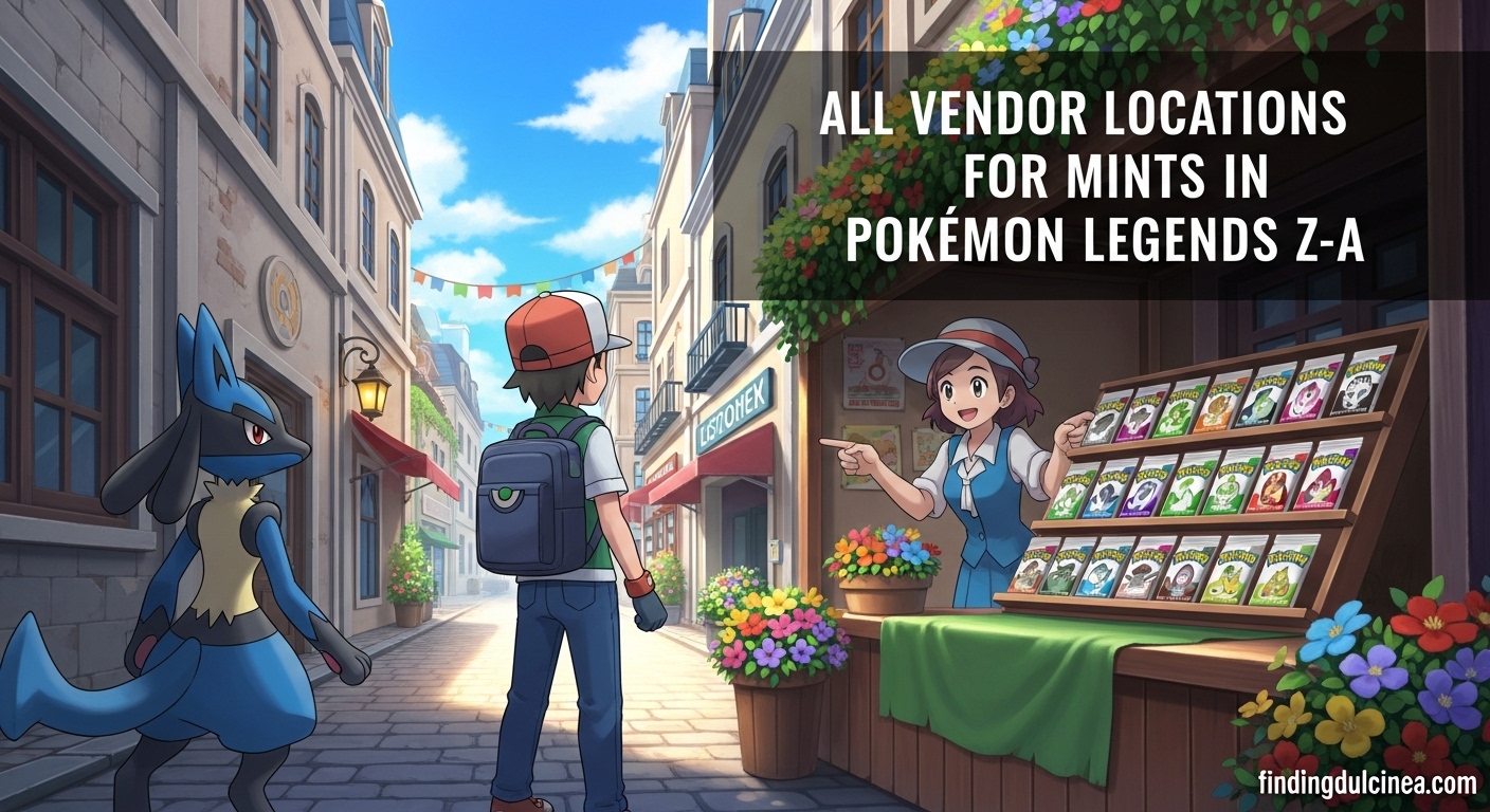 Mint Locations in Pokémon Legends