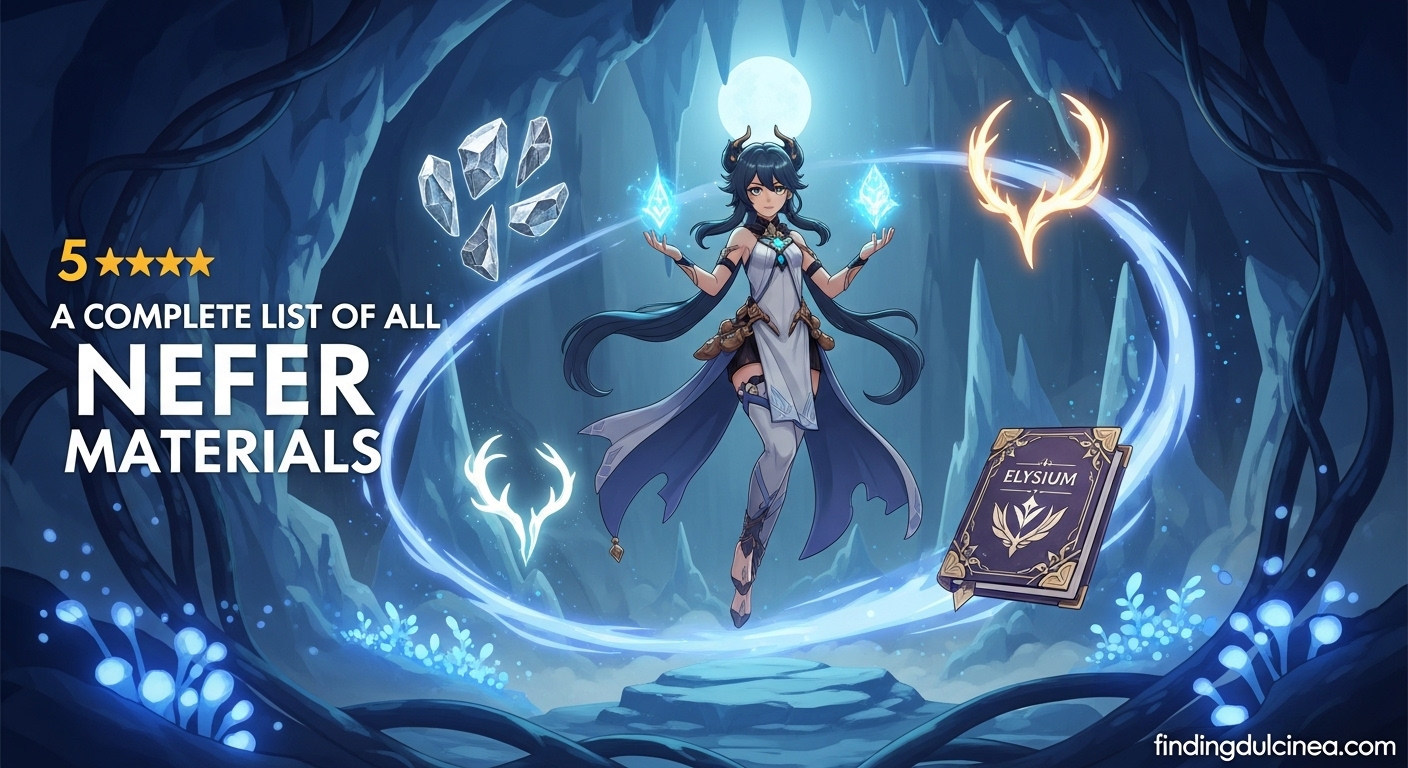 Nefer Materials & Farming Locations