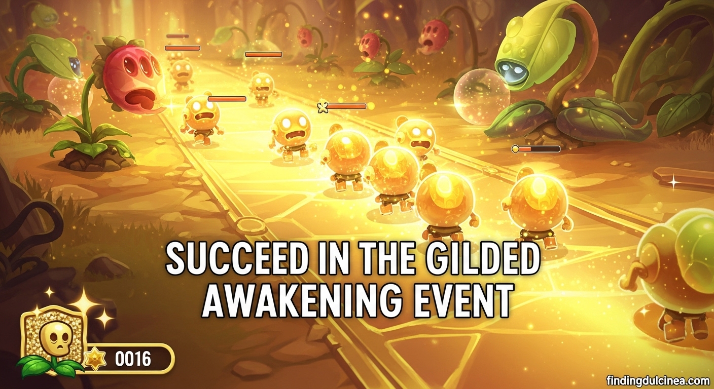 Plants Vs Brainrots Gilded Awakening