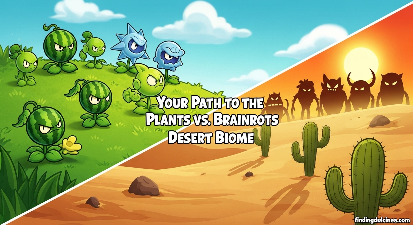 Plants vs Brainrots Desert Biome