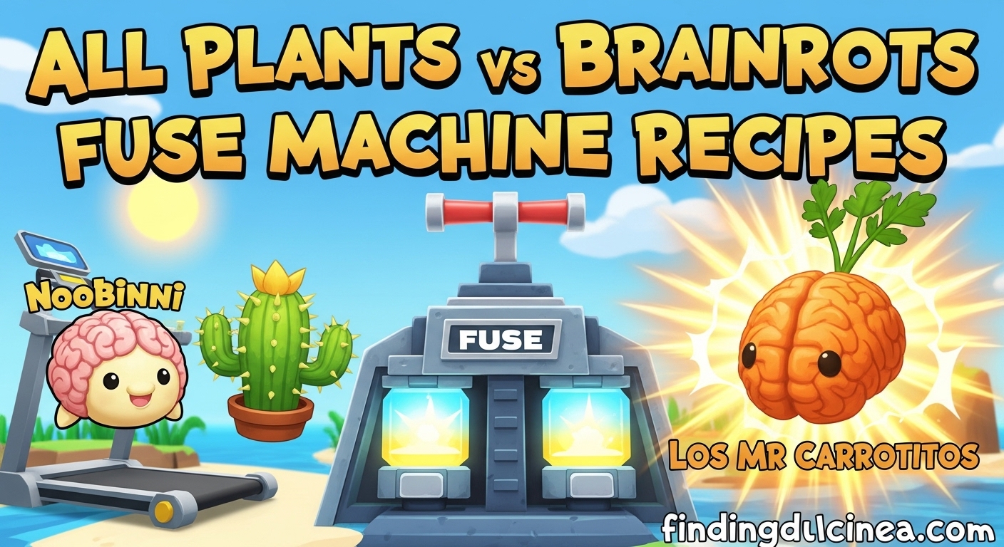Plants vs Brainrots Fuse Machine Recipes