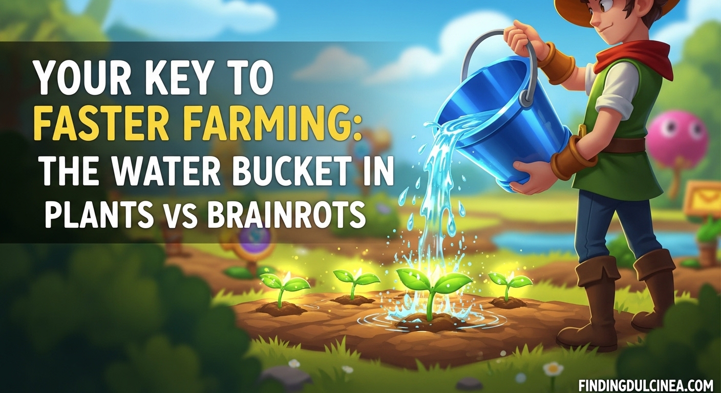 Plants vs Brainrots: Water Bucket Location