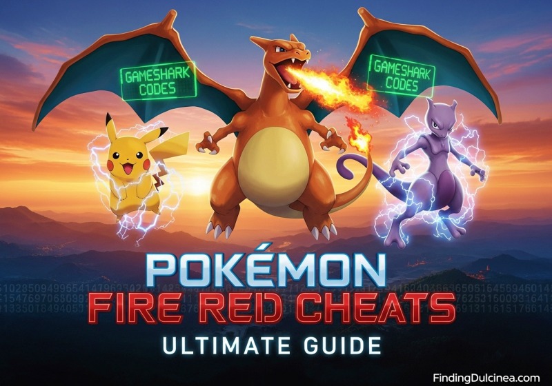 Pokemon Fire Red Cheats - GameShark Codes List