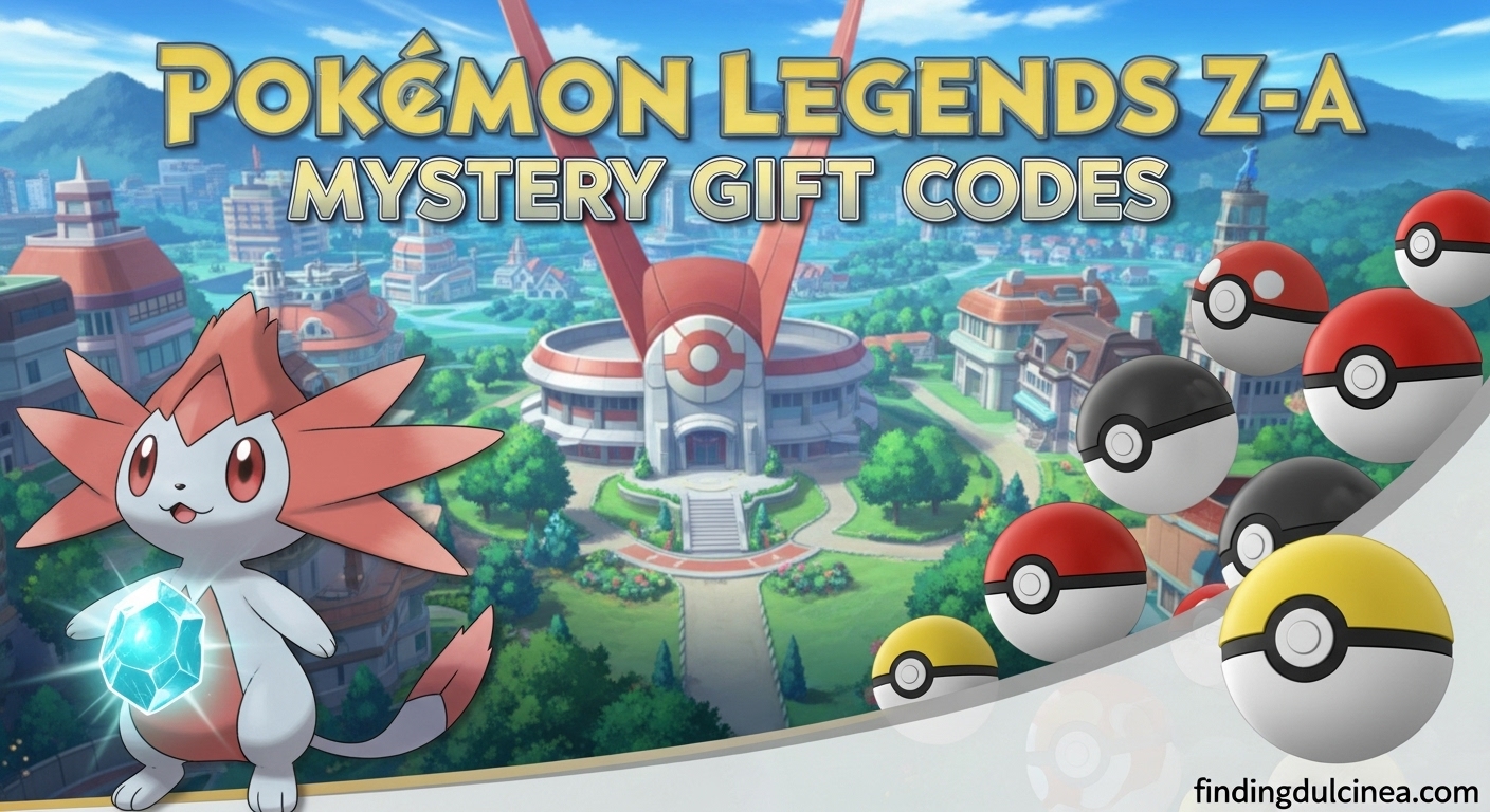 Pokemon Legends Z-A Mystery Gift Codes
