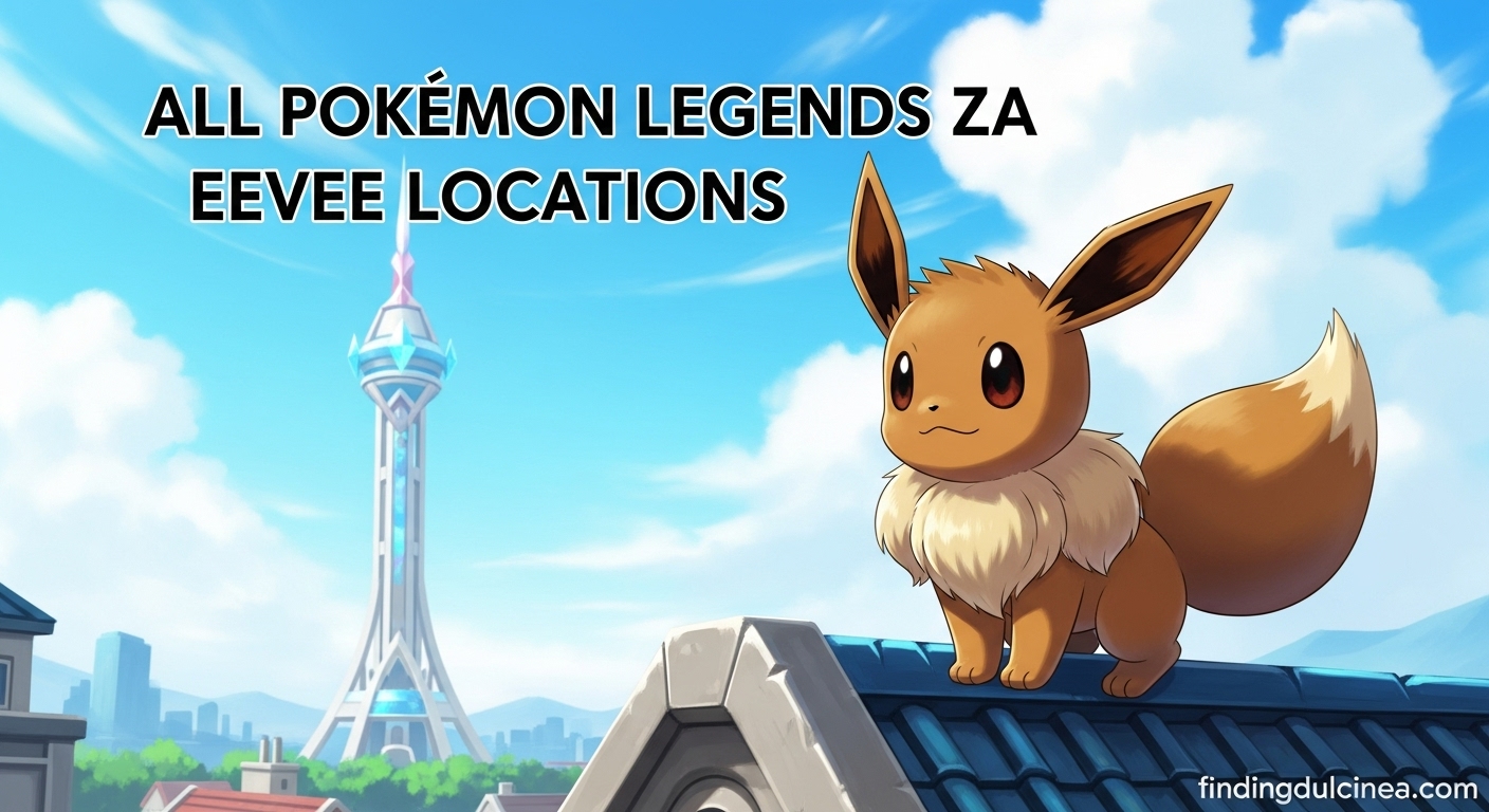 Pokemon Legends ZA Eevee Locations