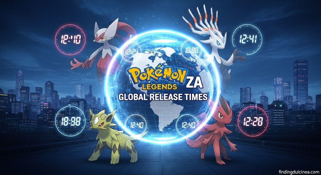 Pokemon Legends ZA Global Release Times