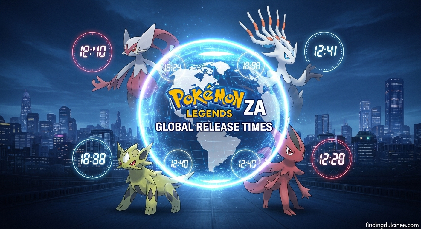 Pokemon Legends ZA Global Release Times