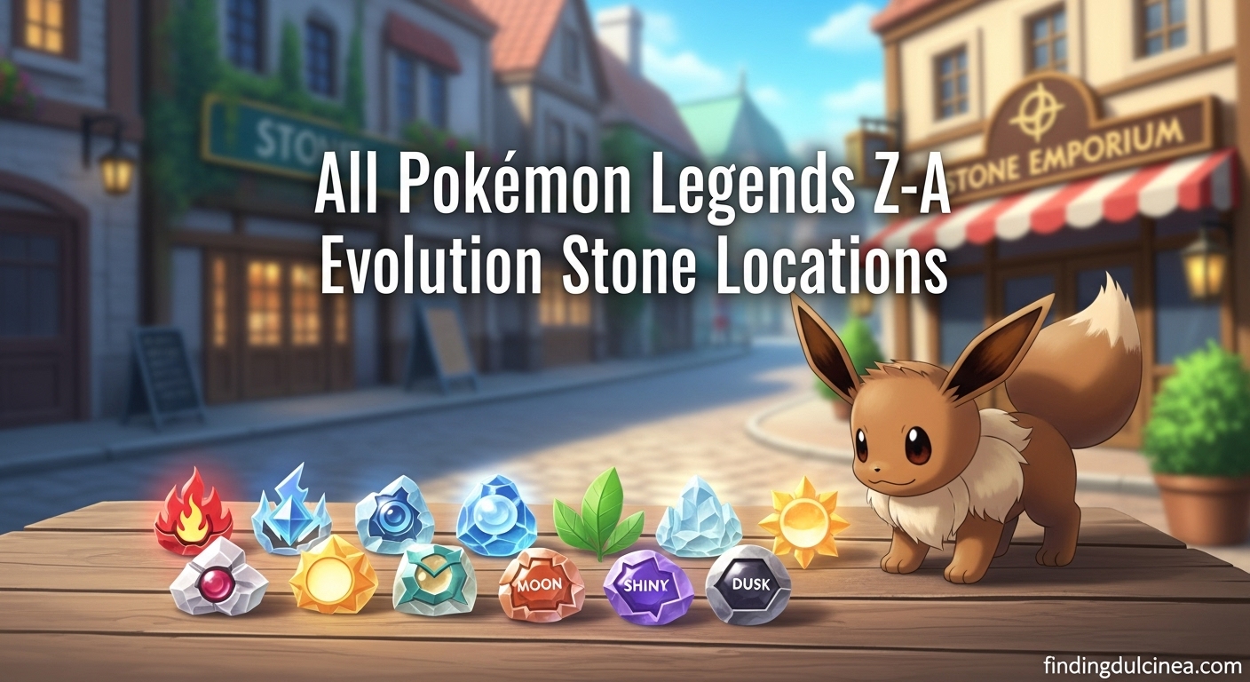 Pokémon Z-A Evolution Stone Location