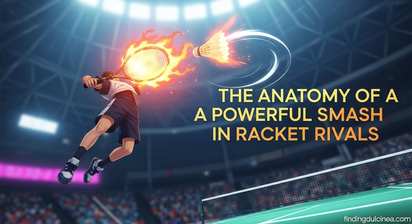 Powerful Smash in Racket Rivals