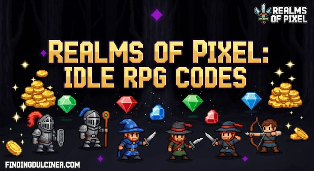Current image: Realms of Pixel Codes
