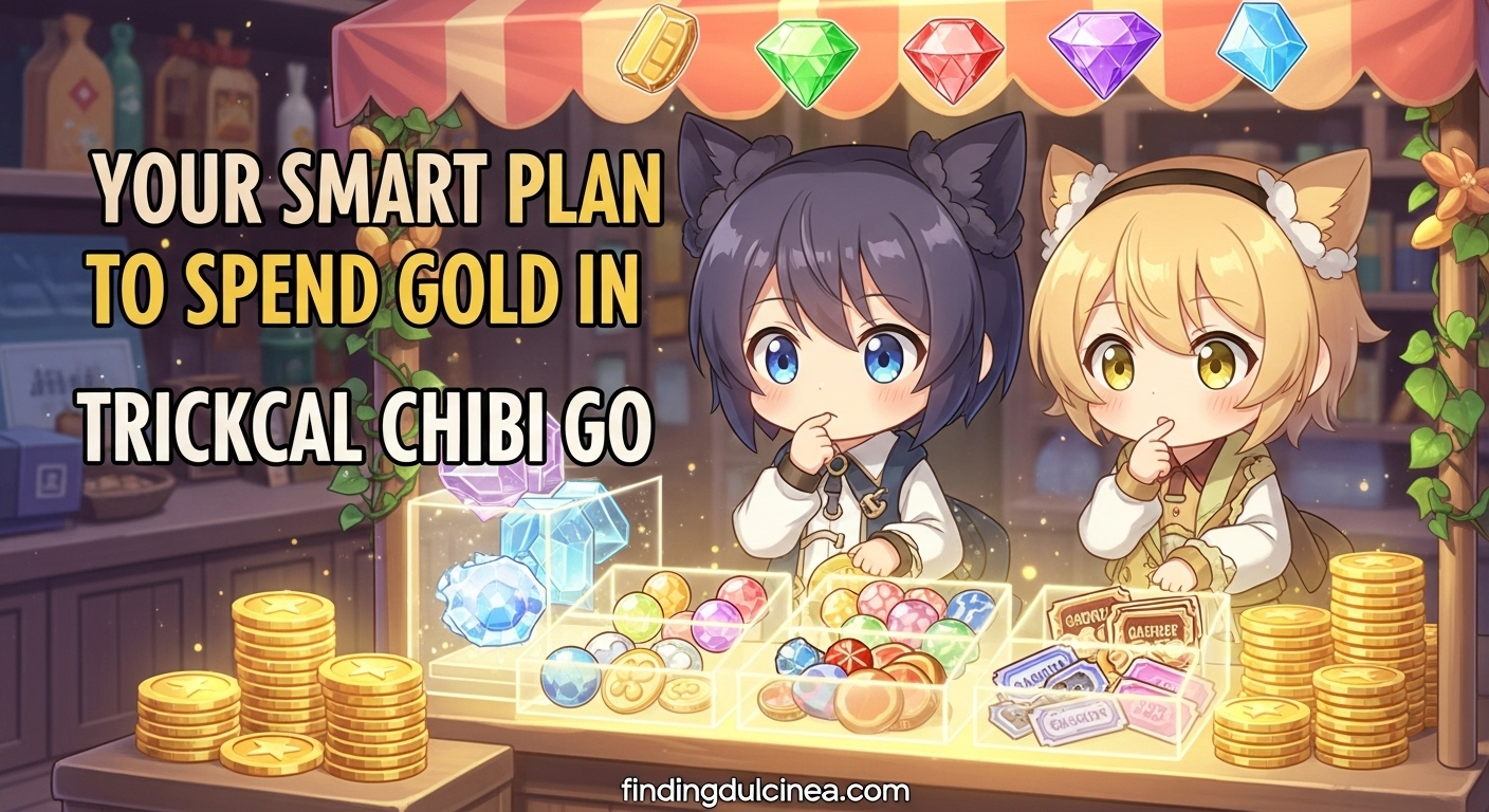 Spend Gold in Trickcal Chibi Go