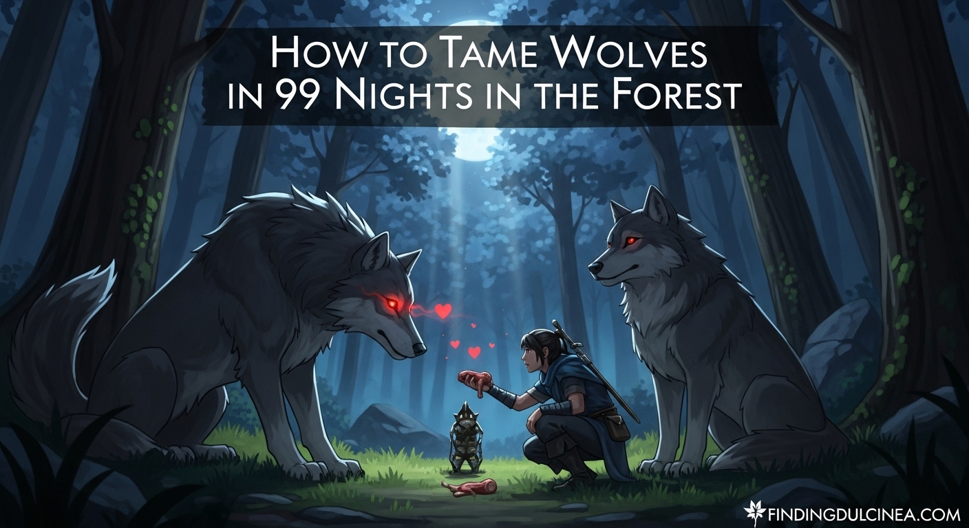 Tame Wolves in 99 Nights in the Forest