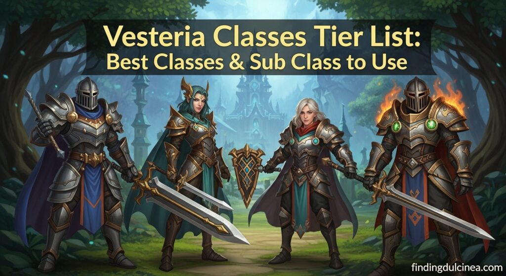 Vesteria Classes Tier List