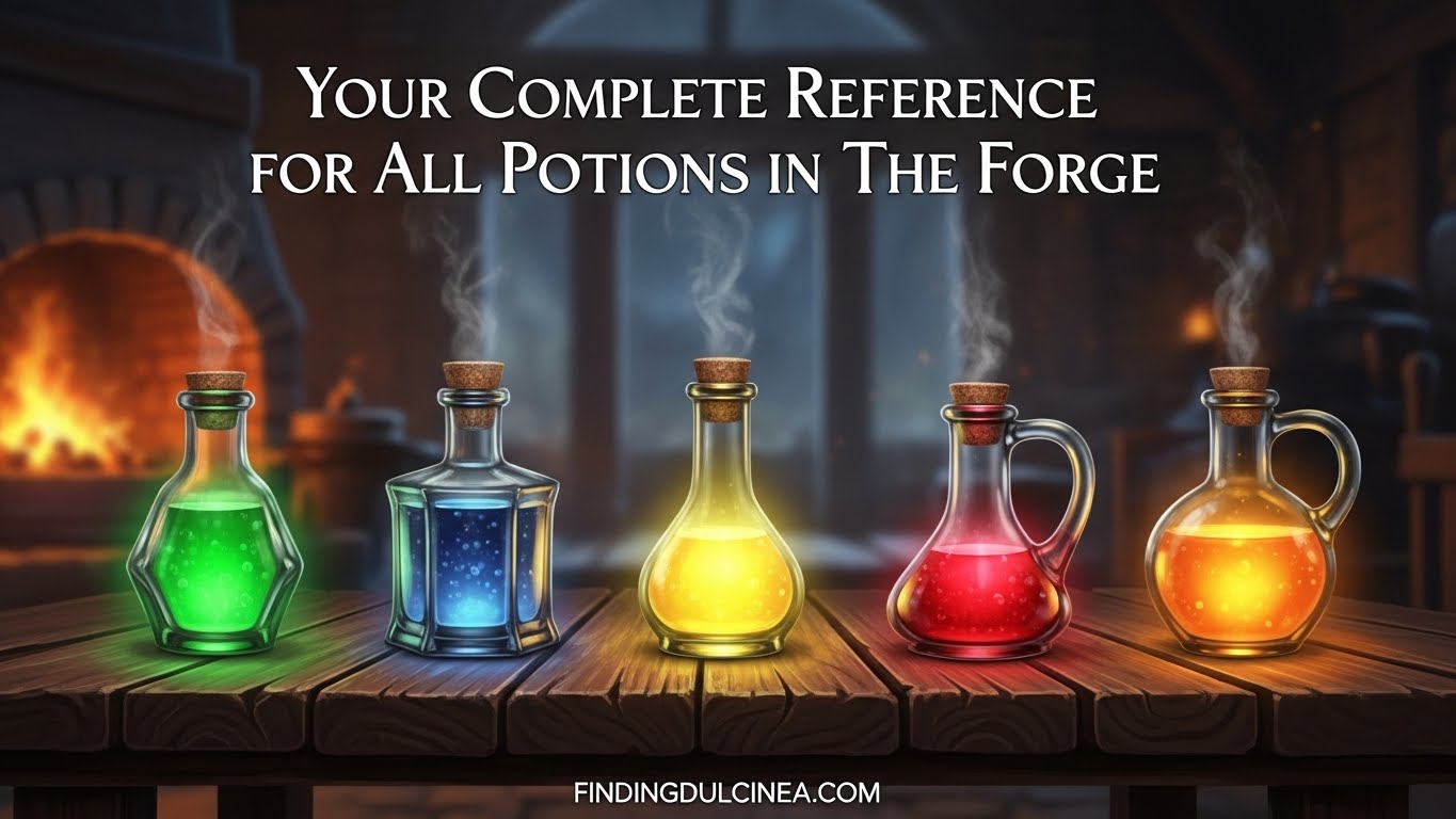 All Potions in The Forge